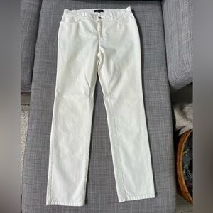 Lafayette 148 New York White Jeans Sz 10